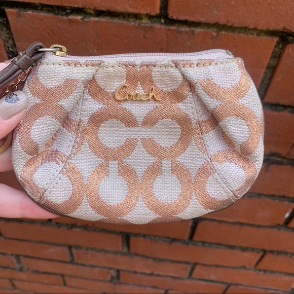 Coach Handbags - Coach Signature Print Coin Purse